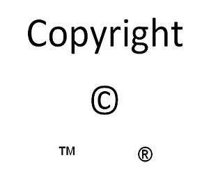Ako napísať znak copyright