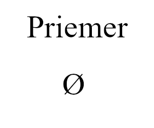 Ako napísať ZNAK PRIEMER na klávesnici? ø